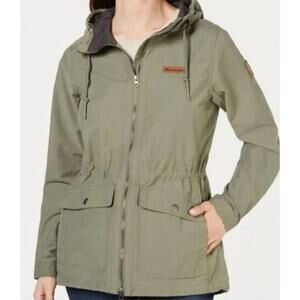 Columbia XL Cultus Lake Hooded Anorak Jacket Chore Coat Cypress Sage Army Green
